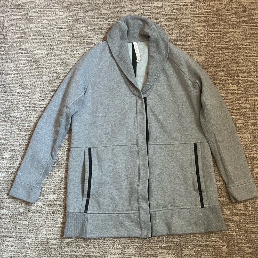 Lululemon longer looser fitting jacket.